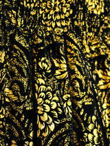 Diane Freis Flocked Lurex Gown Dress arcadeshops.com