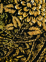 Diane Freis Flocked Lurex Gown Dress arcadeshops.com