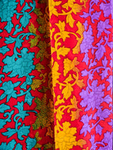 Multicolor Baroque Print Silk Dress Dress arcadeshops.com