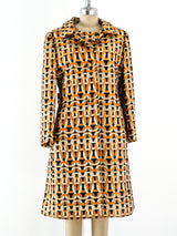 Orange Knot Brocade Ensemble Suit arcadeshops.com