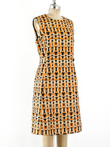 Orange Knot Brocade Ensemble Suit arcadeshops.com