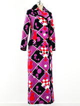 Geometric Printed Velvet Ensemble Suit arcadeshops.com