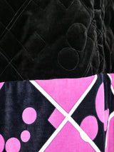Geometric Printed Velvet Ensemble Suit arcadeshops.com