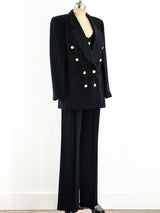 Gianfranco Ferre Black Pant Suit Suit arcadeshops.com
