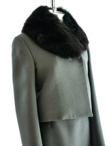 Versus Gianni Versace Army Green Skirt Ensemble Suit arcadeshops.com