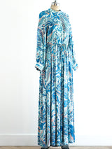 Psychedelic Floral Printed Jumpsuit Dress arcadeshops.com