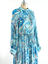 Psychedelic Floral Printed Jumpsuit Dress arcadeshops.com