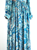 Psychedelic Floral Printed Jumpsuit Dress arcadeshops.com