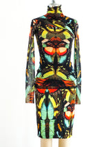 Jean Paul Gaultier Butterfly Print Ensemble Suit arcadeshops.com