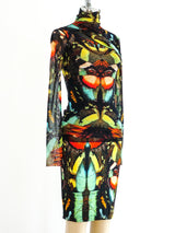 Jean Paul Gaultier Butterfly Print Ensemble Suit arcadeshops.com