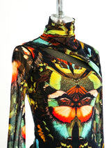 Jean Paul Gaultier Butterfly Print Ensemble Suit arcadeshops.com