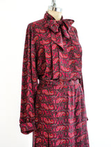 Chanel Paisley Silk Skirt Ensemble Suit arcadeshops.com