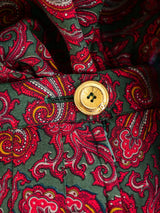 Chanel Paisley Silk Skirt Ensemble Suit arcadeshops.com