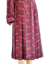 Chanel Paisley Silk Skirt Ensemble Suit arcadeshops.com