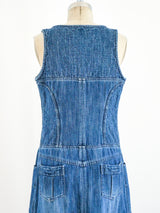 Chanel Quilted Denim Tank Dress Dress arcadeshops.com