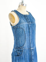 Chanel Quilted Denim Tank Dress Dress arcadeshops.com
