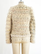 1980's Pastel Shag Jacket Jacket arcadeshops.com