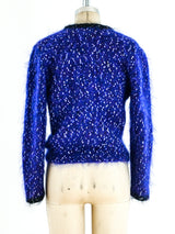 Purple Wrap Style Sweater Top arcadeshops.com