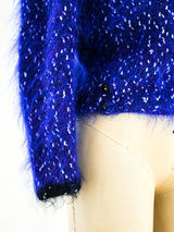 Purple Wrap Style Sweater Top arcadeshops.com