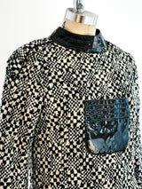 Pierre Cardin Space Age Tweed Tunic Top arcadeshops.com