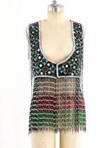 Beaded Fringe Vest Top arcadeshops.com