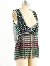 Beaded Fringe Vest Top arcadeshops.com