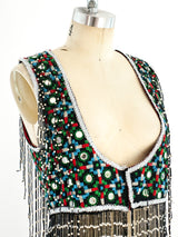 Beaded Fringe Vest Top arcadeshops.com