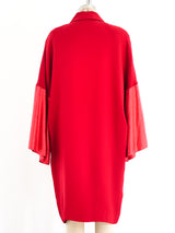 Ferragamo Red Shirt Dress Dress arcadeshops.com