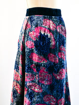 Velvet Maxi Skirt Skirt arcadeshops.com