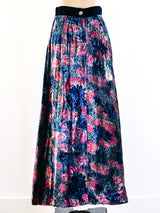 Velvet Maxi Skirt Skirt arcadeshops.com