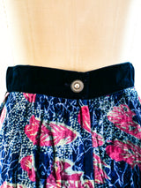 Velvet Maxi Skirt Skirt arcadeshops.com