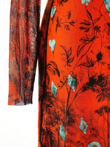 Jean Paul Gauliter Printed Jersey Dress Top arcadeshops.com