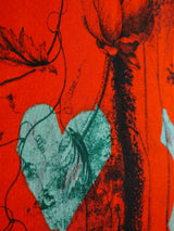 Jean Paul Gauliter Printed Jersey Dress Top arcadeshops.com