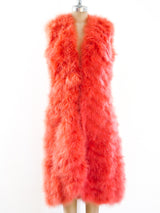 Bill Tice Feather Vest Jacket arcadeshops.com