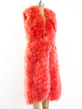 Bill Tice Feather Vest Jacket arcadeshops.com