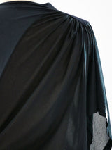 Issey Miyake Asymmetrical Draped Jersey Tunic Top arcadeshops.com