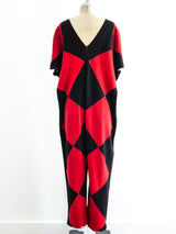 Issey Miyake Harlequin Jumpsuit Suit arcadeshops.com