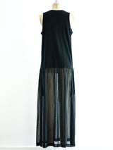 Comme des Garcons Jersey and Chiffon Tank Dress Dress arcadeshops.com