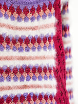 1970's Crochet Knit Sweater Top arcadeshops.com