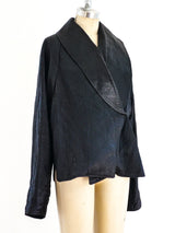 Chloe Deco Inspired Satin Jacket Jacket arcadeshops.com