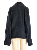 Chloe Deco Inspired Satin Jacket Jacket arcadeshops.com
