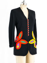 Moschino Butterfly Applique Jacket Jacket arcadeshops.com