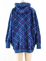 Yves Saint Laurent Check Knit Hooded Jacket Jacket arcadeshops.com