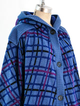 Yves Saint Laurent Check Knit Hooded Jacket Jacket arcadeshops.com