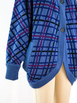 Yves Saint Laurent Check Knit Hooded Jacket Jacket arcadeshops.com
