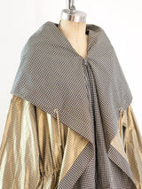 Issey Miyake Gingham Drawstring Windcoat Jacket arcadeshops.com