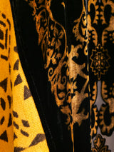 Mudcloth and Devore Velvet Caftan Dress arcadeshops.com