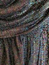 Multicolor Lurex One Sleeved Jumpsuit Suit arcadeshops.com