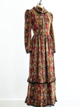 Gina Fratini Paisley Ruffled Dress Dress arcadeshops.com