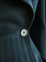 Alaia Felted Wool Fringed Skirt Ensemble Suit arcadeshops.com